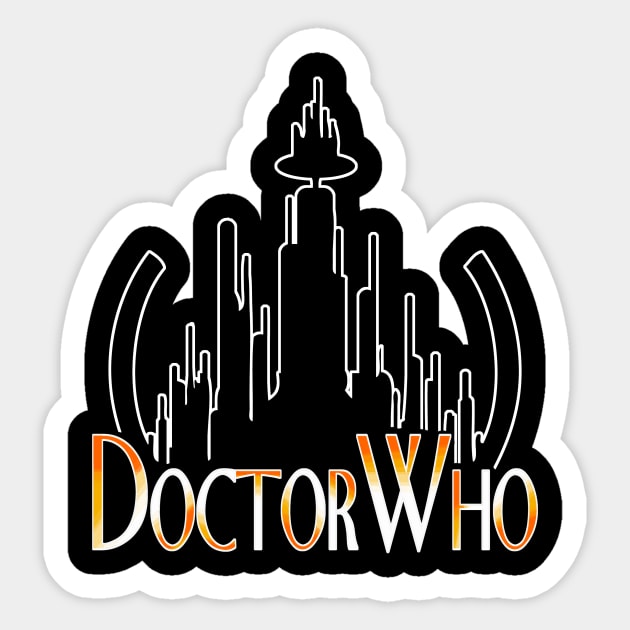 Doctor Frasier Who? Sticker by B4DW0LF